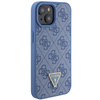 Guess GUHCP15SP4TDSCPB iPhone 15 / 14 / 13 6.1" niebieski/blue hardcase Crossbody 4G Metal Logo