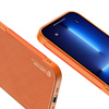 DUX DUCIS YOLO ELEGANT CASE MADE OF SOFT TPU AND PU LEATHER FOR IPHONE 13 PRO ORANGE