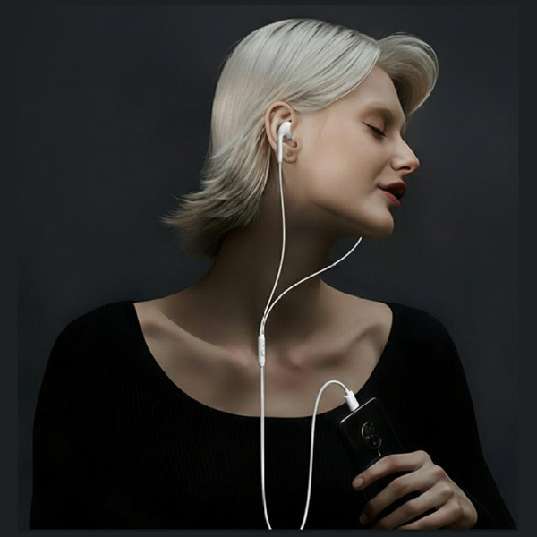 Słuchawki stereo USAMS EP-50 USB-C 1.2m  biały