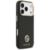 Etui Guess Grained Strass Logo MagSafe   do iPhone 17 Pro czarny