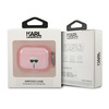 KARL LAGERFELD KLAPUKHGP AIRPODS PRO COVER RÓŻOWY/PINK GLITTER KARL`S HEAD