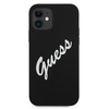 Guess GUHCP12SLSVSBW iPhone 12 mini5,4" czarno biały/black white hardcase Silicone Vintage