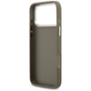 Etui Guess Grained Big 4G Classic Logo   do iPhone 17 Pro Max brązowy