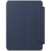 Etui UNIQ Rovus Snapmount Magnetic 360   Rotating Detachable do iPad Air 11" (M2/M3) / iPad Air 10.9" (2022/2020) granatowy