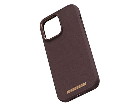 Njord "Genuine" Cover für Apple iPhone 14 Plus, brown