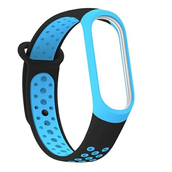 Beline pasek Mi Band 7/6/5 granatowo-czarnynavy blue-black Design