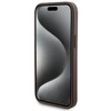 Zestaw Guess GUBPM5P15S4GEMGW iPhone15 6.1" hardcase + Powerbank 5000mAh MagSafe brązowy/brown 4G Metal Logo