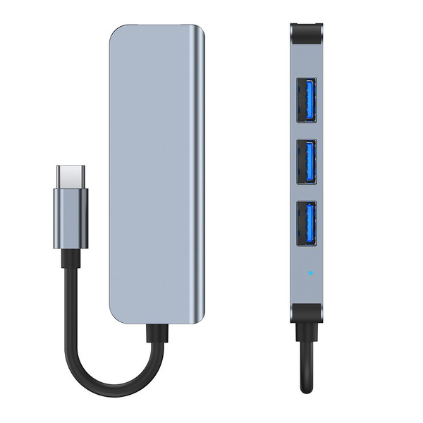 TECH-PROTECT V1-HUB ADAPTER 4IN1 GREY