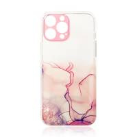 MARBLE CASE FOR IPHONE 12 PRO GEL COVER MARBLE PINK