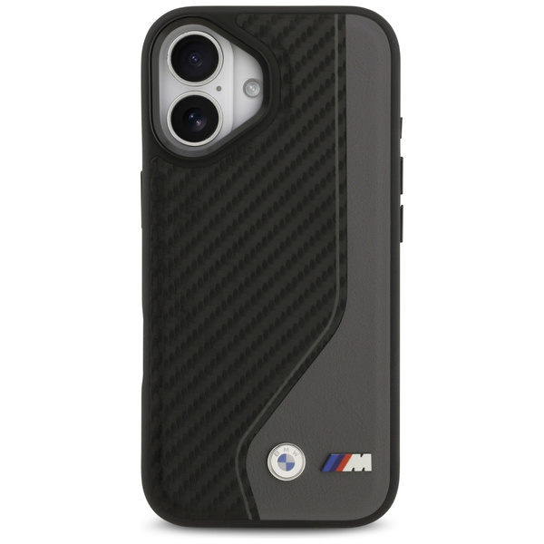 Etui BMW M Carbon Logo MagSafe do iPhone 17 antracyt