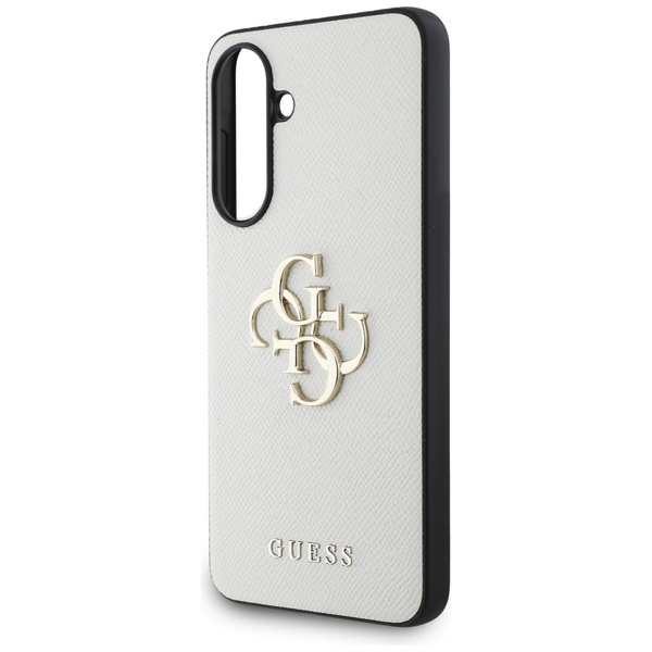 Etui Guess Grained Big 4G Logo Small     Classic Logo do Samsung Galaxy A56 beżowy