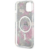 Guess GUHMP14SHCFWSA iPhone 14 / 15 / 136.1" zielony/khaki hardcase Flower MagSafe