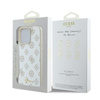 Guess GUHMP16LPGPYSH iPhone 16 Pro6.3" biały/white hardcase Peony Script Logo MagSafe