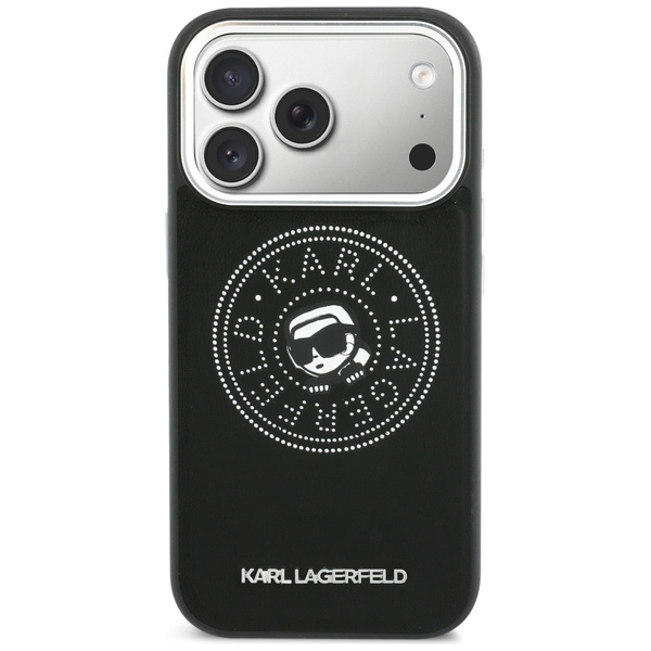 Etui Karl Lagerfeld Point & Karl Sketch  MagSafe do iPhone 17 Pro czarny