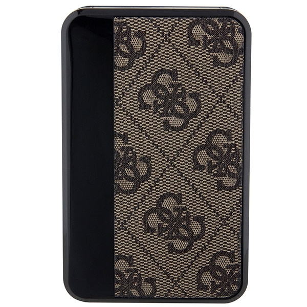 Guess Powerbank 18W GUPB10DP4GEGW10000mAh brązowy/brown 4G Leather Metal Logo