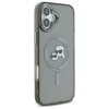 Karl Lagerfeld KLHMP16MHLSKCK iPhone Plus 6.7" czarny/black hardcase IML Metal Karl&Choupette Head MagSafe