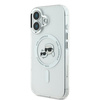 Karl Lagerfeld KLHMP16MHLSKCH iPhone Plus 6.7" biały/white hardcase IML Metal Karl&Choupette Head MagSafe