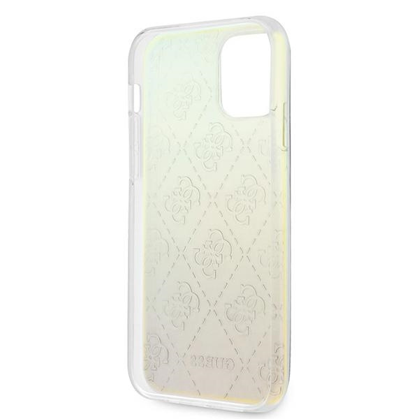 Guess GUHCP12L3D4GIRBL iPhone 12 Pro Max6,7" opalowy/iridescent hardcase 4G 3D Pattern Collection
