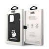 KARL LAGERFELD KLHCP14XSNCHBCK IPHONE 14 PRO MAX 6,7" HARDCASE CZARNY/BLACK SILICONE CHOUPETTE