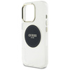 Etui Guess IML Metal Colored Circle      Classic Logo MagSafe do iPhone 16 Pro czarny
