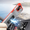 CRYSTAL RING CASE KICKSTAND TOUGH RUGGED COVER FOR IPHONE 12 RED
