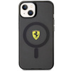 Etui Ferrari Translucent MagSafe na iPhone 14 - czarne