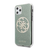 Guess GUHCN58PCUGLKA iPhone 11 Prokhaki hard case 4G Circle Glitter