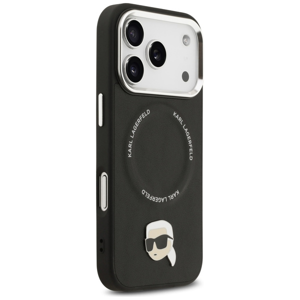Etui Karl Lagerfeld Karl Pin MagSafe do  iPhone 17 Pro czarny