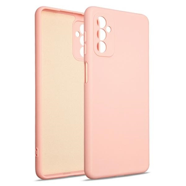 Beline Etui Silicone Samsung M52 rózowo-złty/rose gold