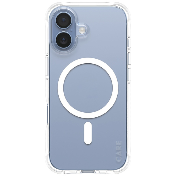 Etui CARE by PanzerGlass Fashionable     Samba w. White MagSafe do iPhone 17 przezroczysty