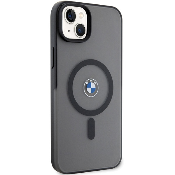 Etui BMW Signature MagSafe na iPhone 14 Plus - czarne