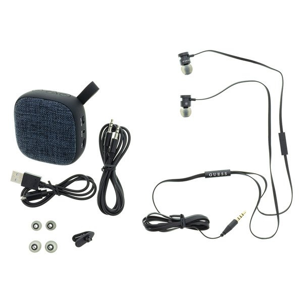 GUESS HEADSET + WIRELESS SPEAKER GUBPERSPBK BLACK