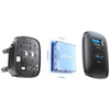 Ładowarka sieciowa USAMS CC290 T66 45W   GaN 1xUSB-A 1xUSB-C srebrny