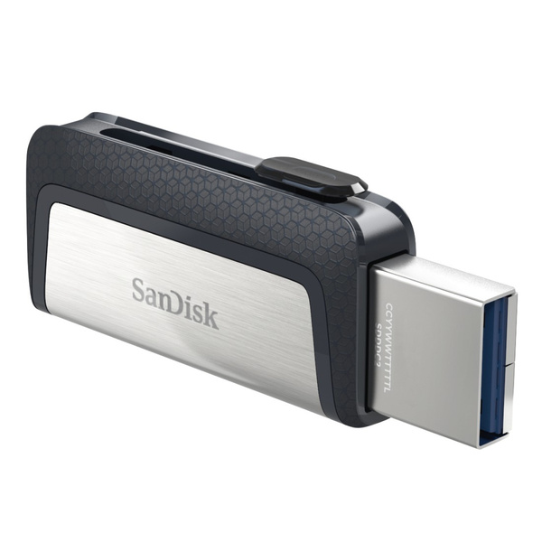 SanDisk pendrive 32GB USB 3.1 / USB-C Ultra Dual Drive srebrny