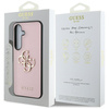 Etui Guess Grained Big 4G Logo Small Classic Logo do Samsung Galaxy S25+ różowy