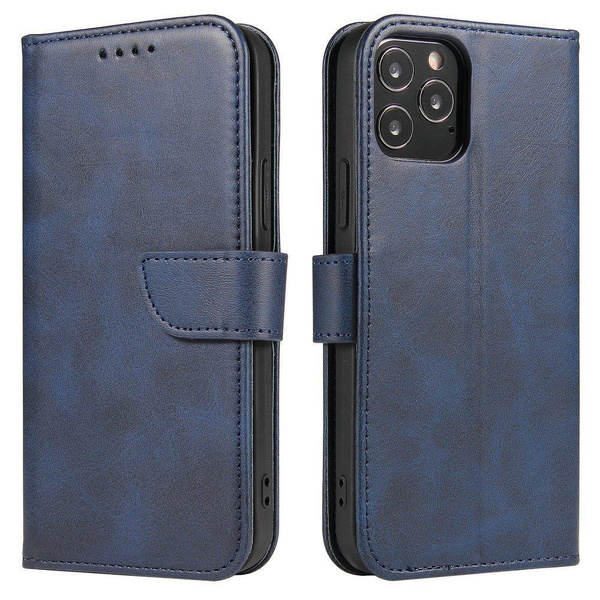 MAGNET CASE ELEGANT CASE COVER WITH A FLAP AND STAND FUNCTION FOR SAMSUNG GALAXY A03S (166.5) BLUE