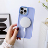 ARMORED MAGNETIC IPHONE 14 PLUS MAGSAFE COLOR MATTE CASE - PURPLE