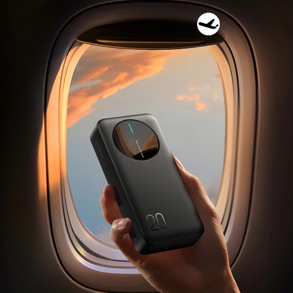 Powerbank Joyroom JR-PBF14 20000mAh 2.4A 2x USB-A 1x USB-C - black