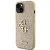 Guess GUHCP15SHG4SGD iPhone 15 / 14 / 13 6.1" złoty/gold hardcase Glitter Script Big 4G