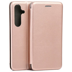 Beline Etui Book Magnetic Samsung S25    różowo-złoty/rose gold