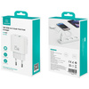 Ładowarka sieciowa USAMS CC315 T65 25W 1xUSB-C 1xUSB-A Fast Charging biały