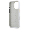Guess GUHCP16XM4DGPH iPhone 16 Pro Max   6.9" biały/white hardcase Silicone Logo Strass 4G