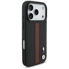 Etui BMW M Perforated Stripe Logo        MagSafe do iPhone 17 Pro czerwony