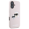 Karl Lagerfeld KLHMP16SSKCHPPLP iPhone 16 różowy/pink HC MagSafe Sil Double Heads Print