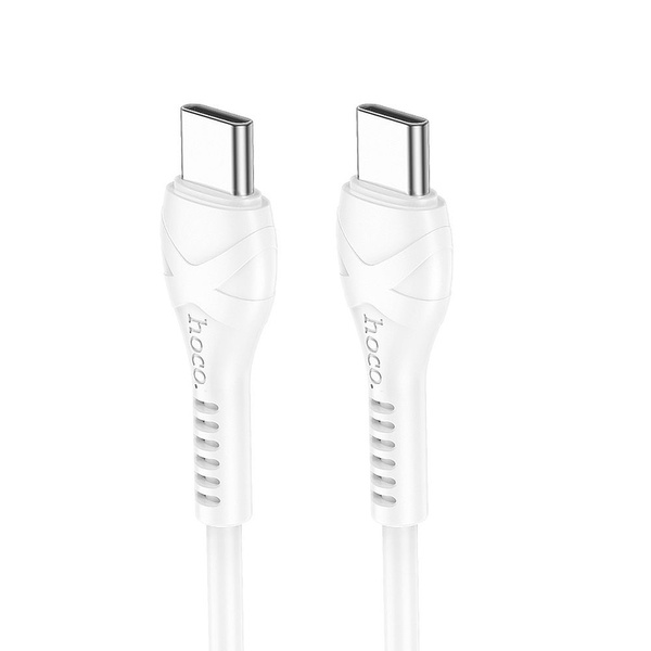 Kabel USB C do USB C Hoco PD 60W 1 m X37 biały