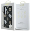 Etui Guess 4G Printed Colored Peony      Pattern MagSafe do Samsung Galaxy S25 czarny