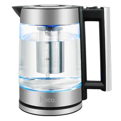 Czajnik elektryczny Hoco 1,8L HA01A szkło / stainless steel