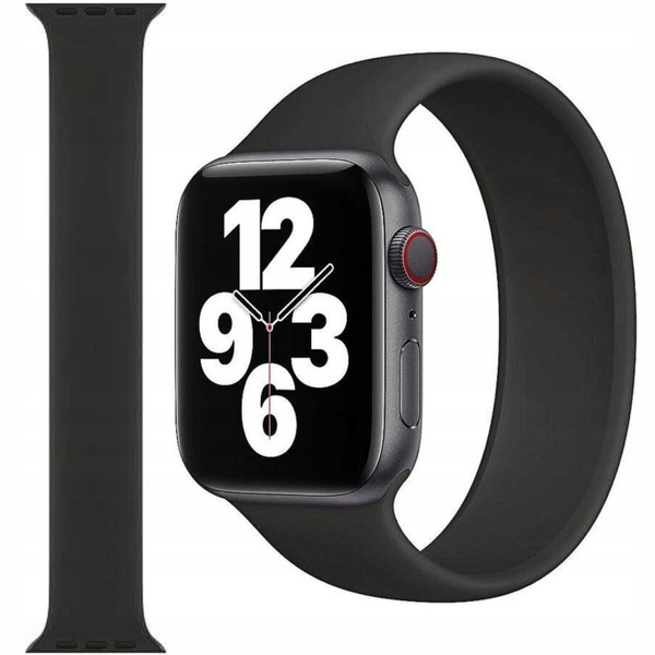 APPLE STRAP APPLE WATCH SOLO LOOP MYT52ZM/A 44/45/46/49MM SIZE 9 BLACK ORIGINAL SEAL
