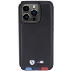 BMW BMHCP15L22PTDK iPhone 15 Pro 6.1" black/black Leather Stamp Tricolor