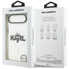 Etui Karl Lagerfeld IML Karl Sketch Logo MagSafe do iPhone Air przezroczysty